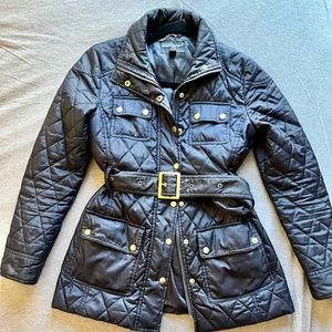 Banana Republic Factory Navy Quilted Jacket PXS